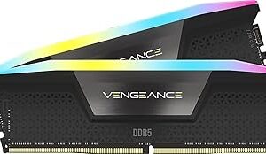 KIT MEMORIA RAM DDR5 32GB CORSAIR VENGEANCE RGB 6000MT/S (2 MODULOS DE 16GB) OEM (NUEVA SIN EMPAQUE)