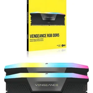 KIT RAM DDR5 32GB CORSAIR VENGANCE RGB 6000MTS (2 MODULOS DE16 GB)