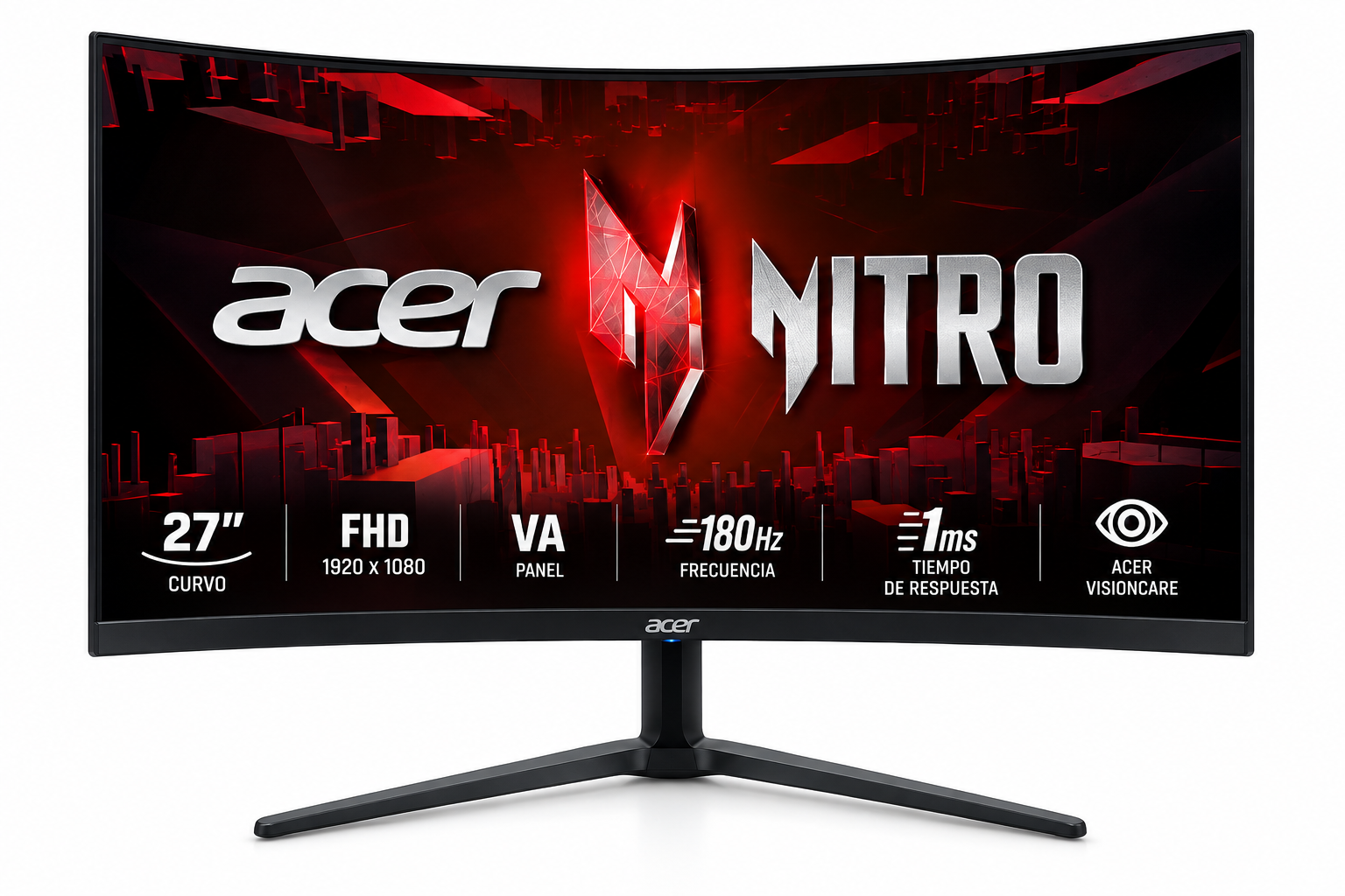 MONITOR CURVO NITRO 27" SERIE EDO FHD VA 180HZ 1MS ED270R