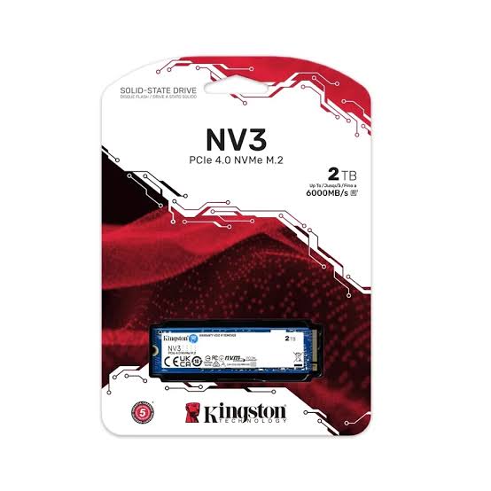 SSD KINGSTON 2TB NV3 PCLe 4.0 6000MB/S